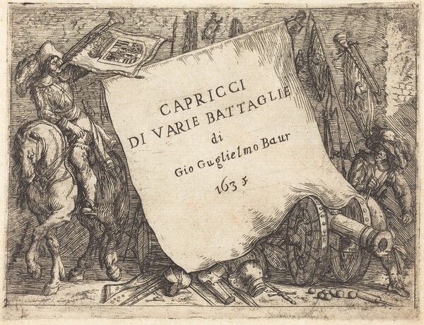 Capricci di varie battaglie (Title Page)