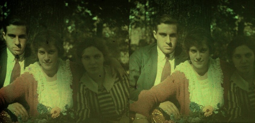 Kitty, Edward and an Unidentified Woman