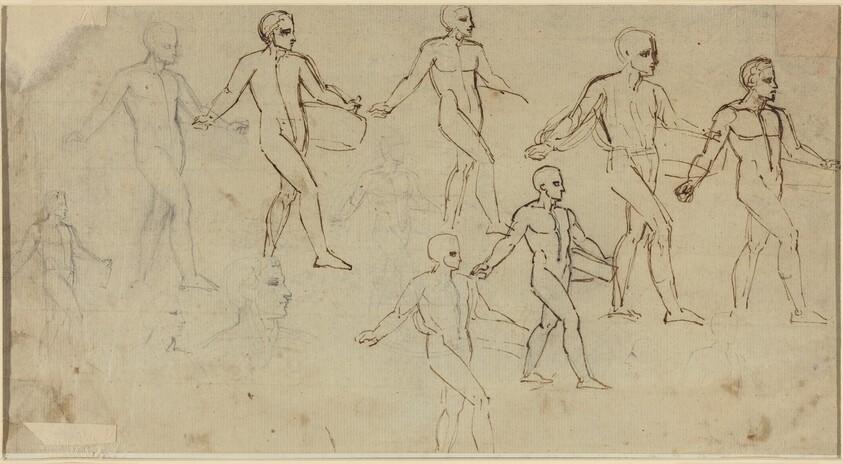 Studies of a Sower (Illustration for Thomson's _Seasons_)