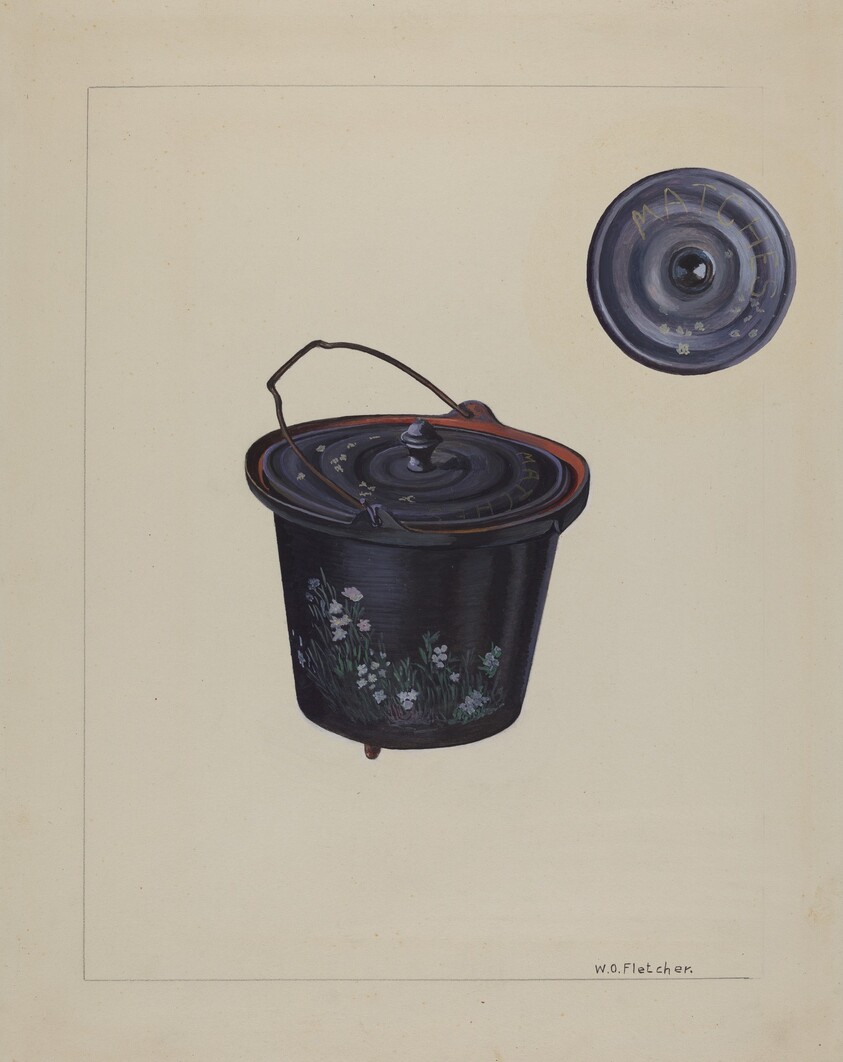 Child's Toy Iron Kettle