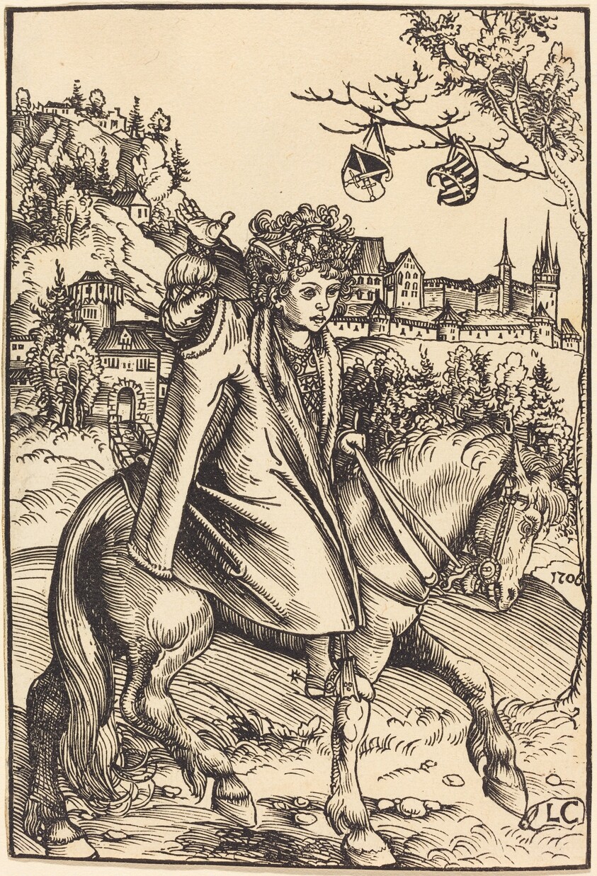 A Saxon Prince on Horseback