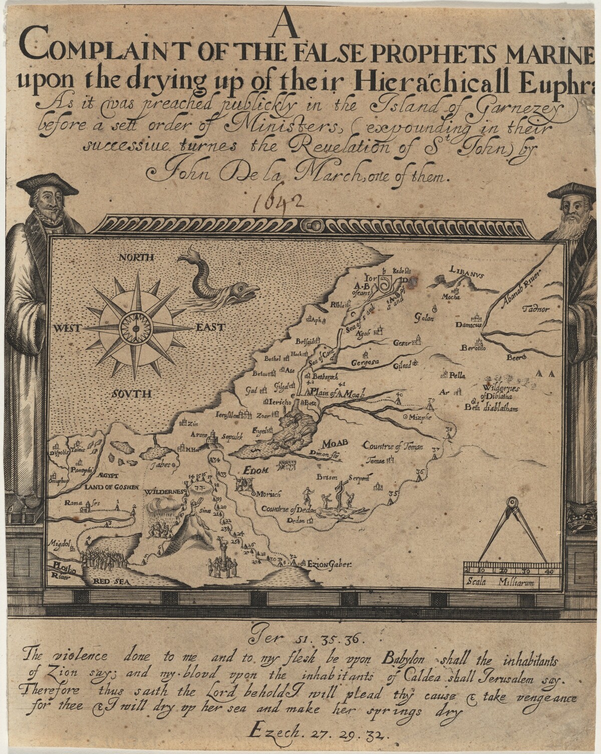 Frontispiece to Complaint of the False Prophets, by John de La Marche