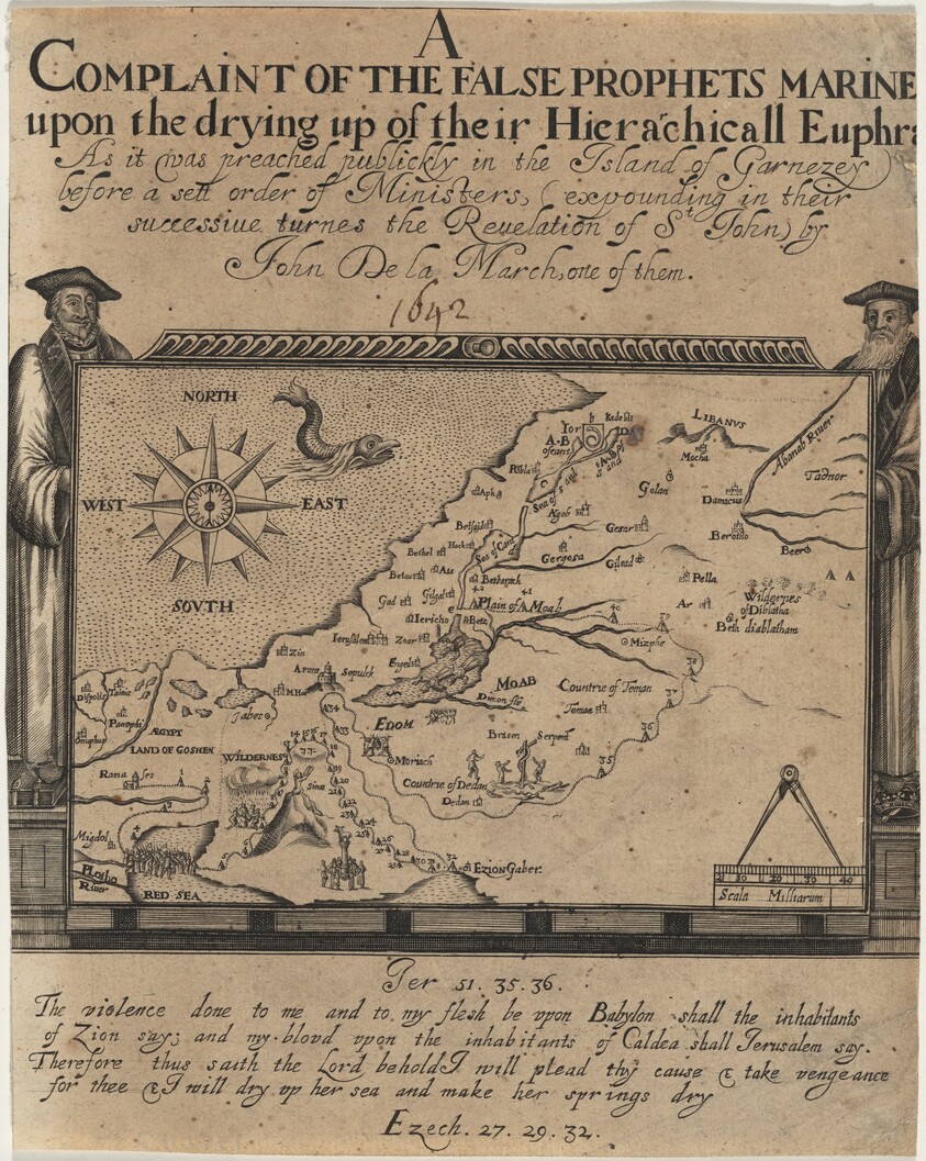 Frontispiece to Complaint of the False Prophets, by John de La Marche