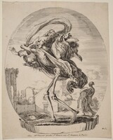 Death Carrying a Woman, Stefano Della Bella, probably 1648