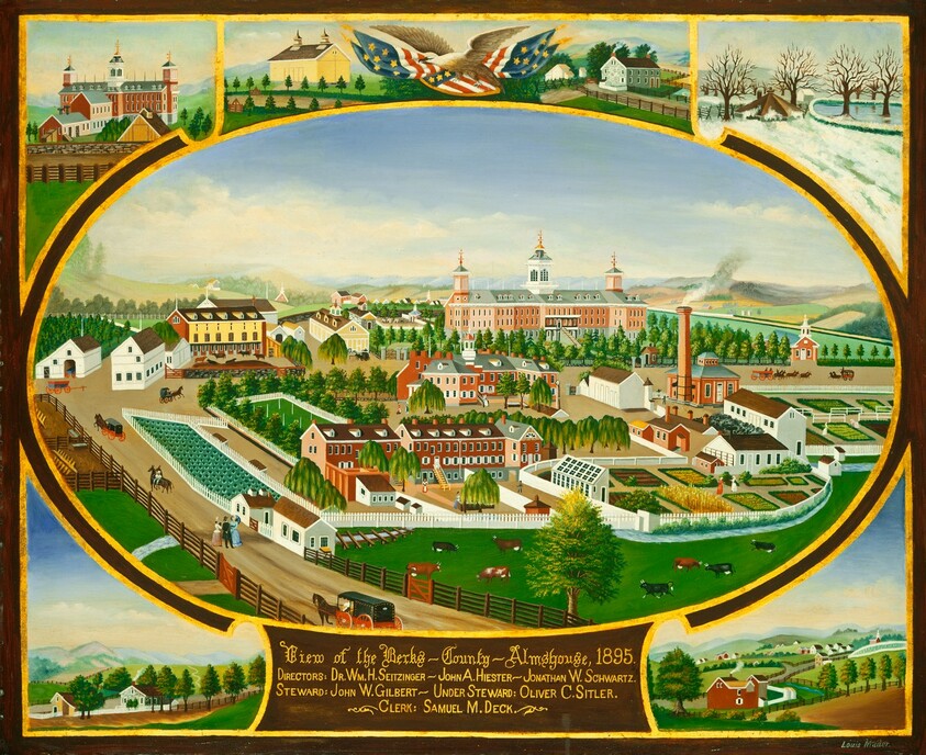 Berks County Almshouse, 1895