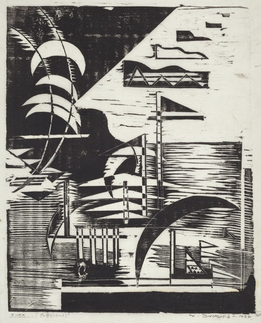 Composition IX - Crescents