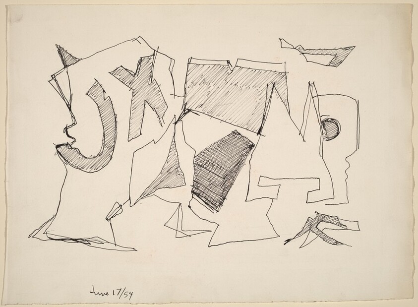 Drawing for "June 18, 1954"