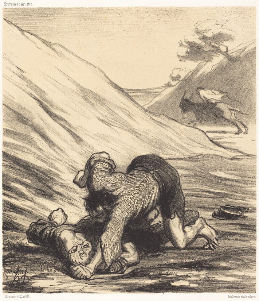 L'Ane et les deux voleurs