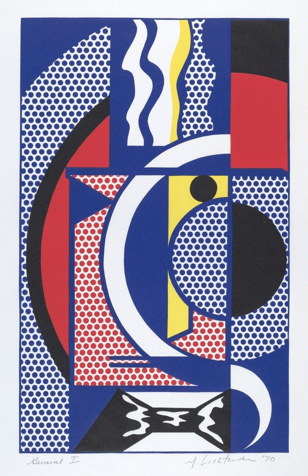 Modern Head #1, Roy Lichtenstein, 1970