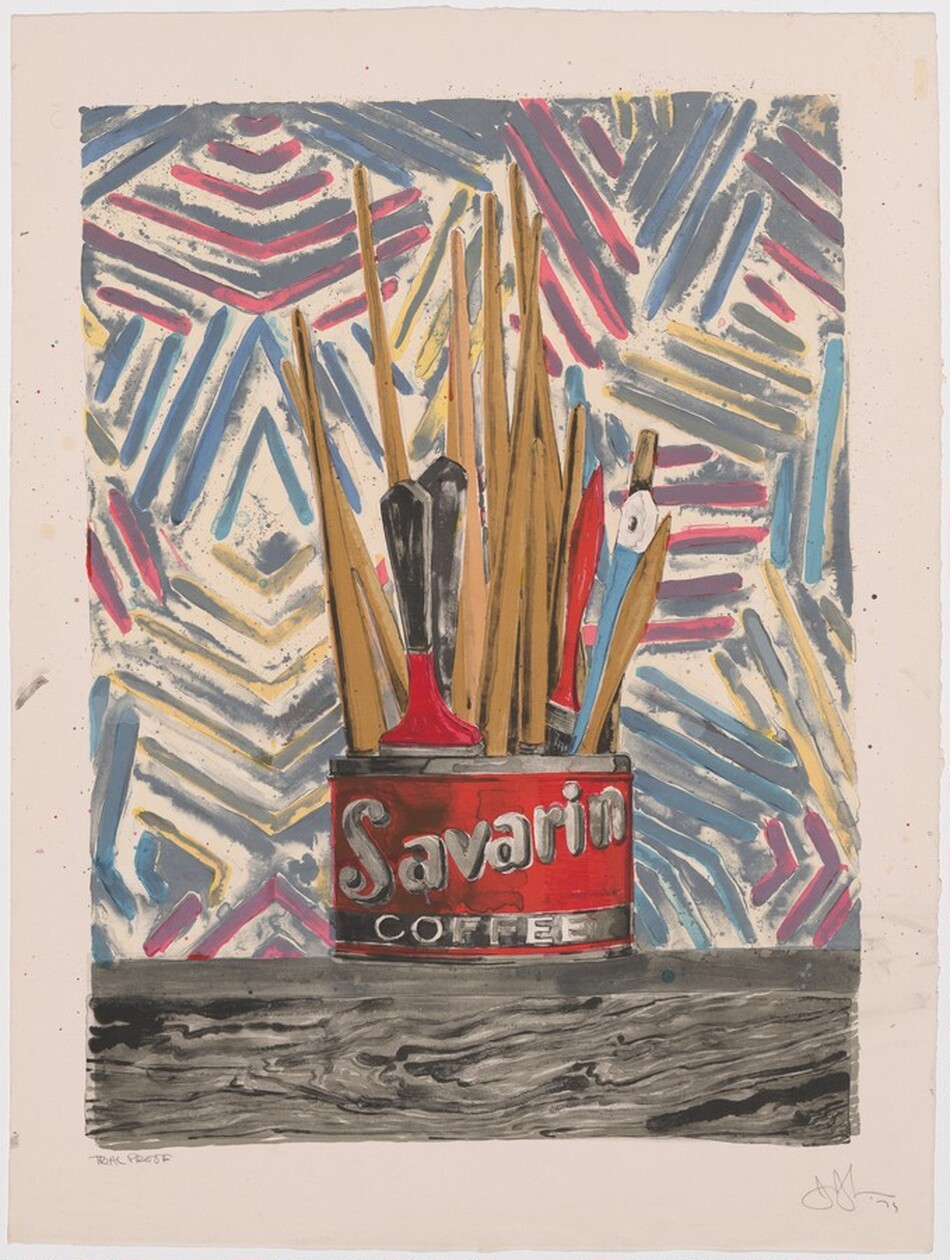 Cicada II [trial proof] by Jasper Johns, Simca Print Artists