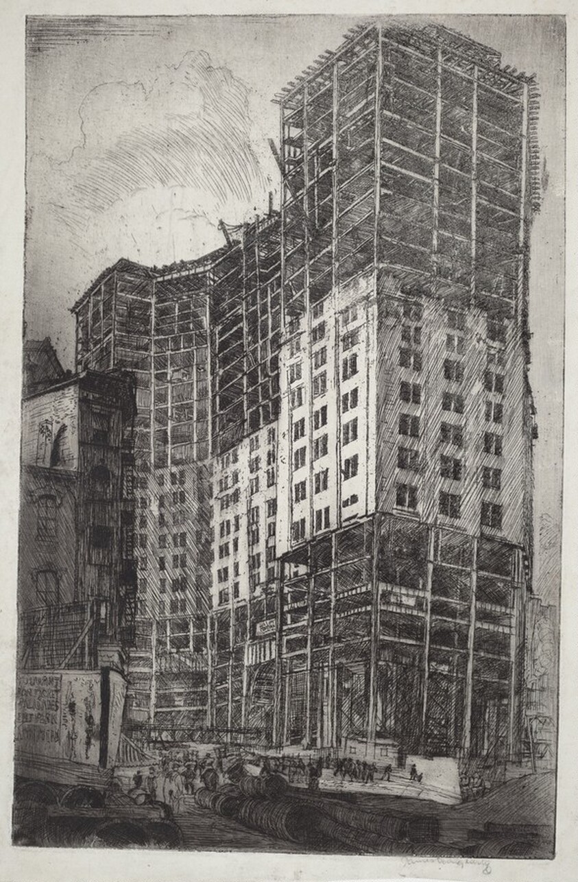 Municipal Building, New York, Under Construction