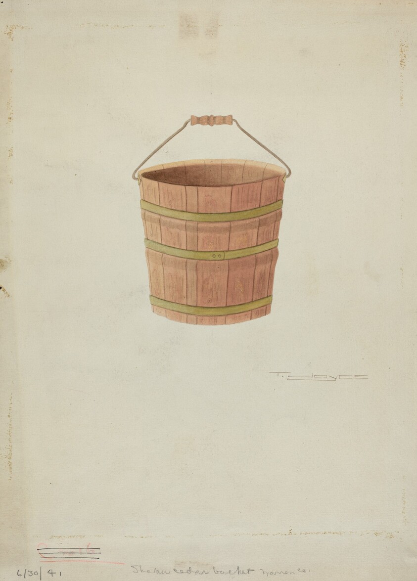 Shaker Cedar Bucket