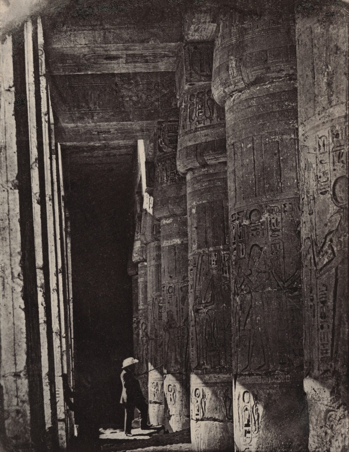 Thèbes, Medinet Habou, Galeries du Palais (Palace Galleries at Medinet Habou, Thebes)