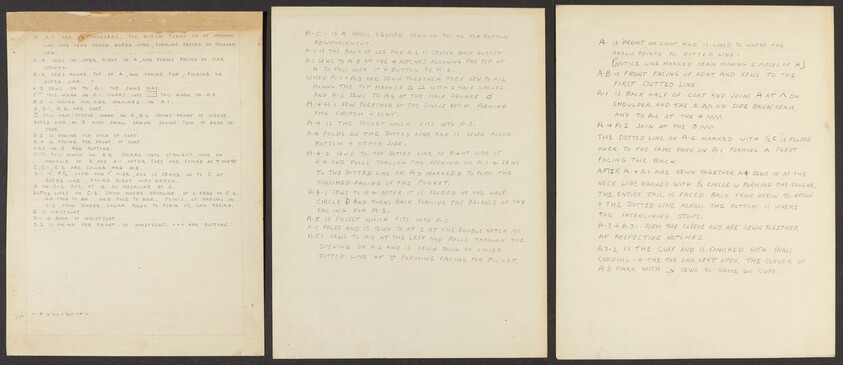 Sugar Merchant's Suit (Written Description)