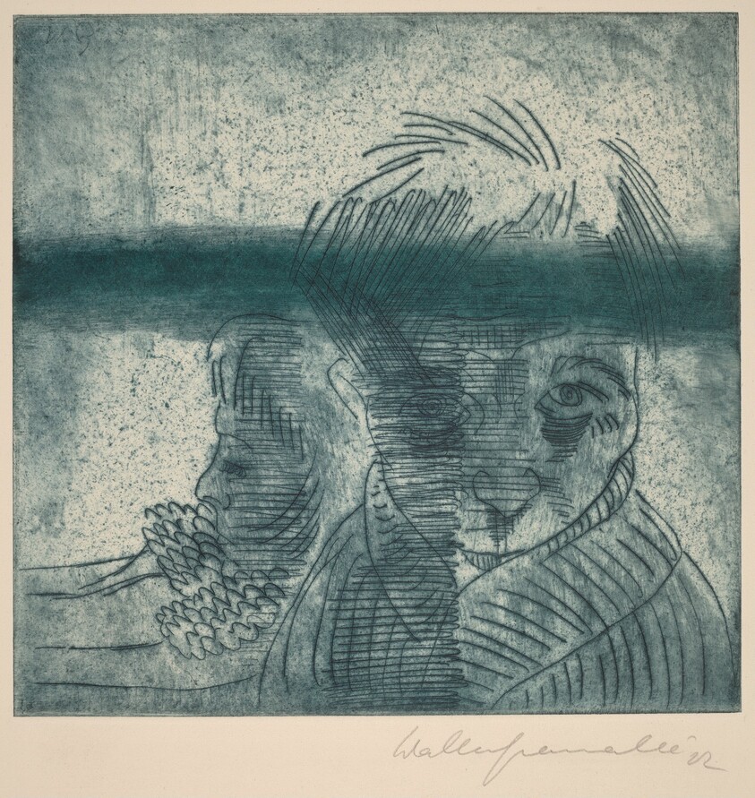 The Couple, Self-Portrait with Wife (Das Paar, Selbstporträt mit Frau)