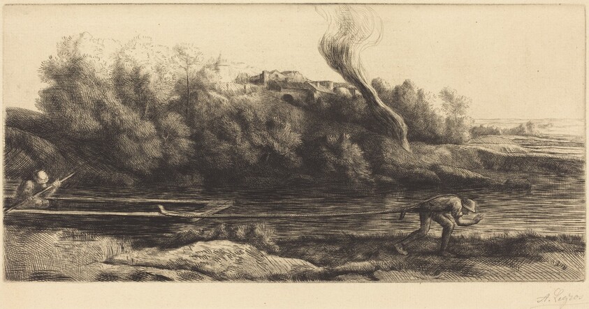 Landscape with Boat, 2nd plate (Paysage au bateau)