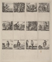 Mythological Playing Cards, Stefano Della Bella, 1644