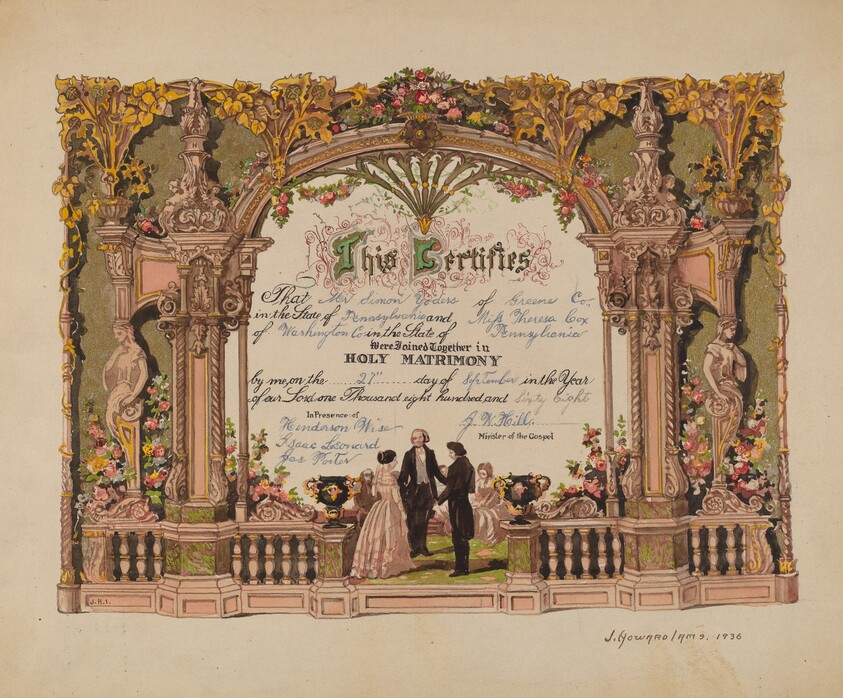 Marriage Certificate