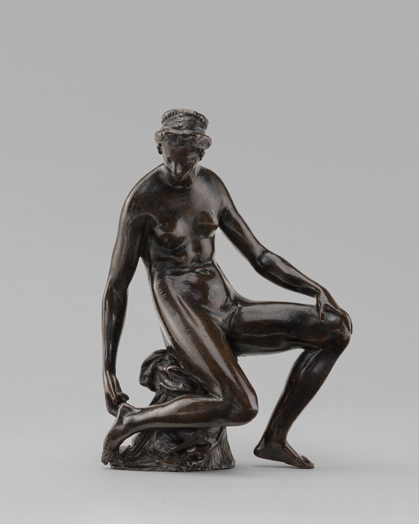 Seated Woman Pulling a Thorn from Her Heel
