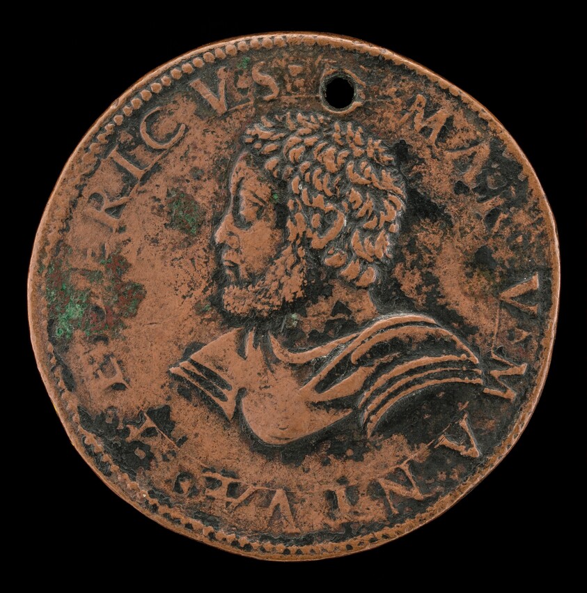 Federigo II Gonzaga, 1500-1540, 5th Marquess of Mantua 1519 and 1st Duke of Mantua 1530 [obverse]