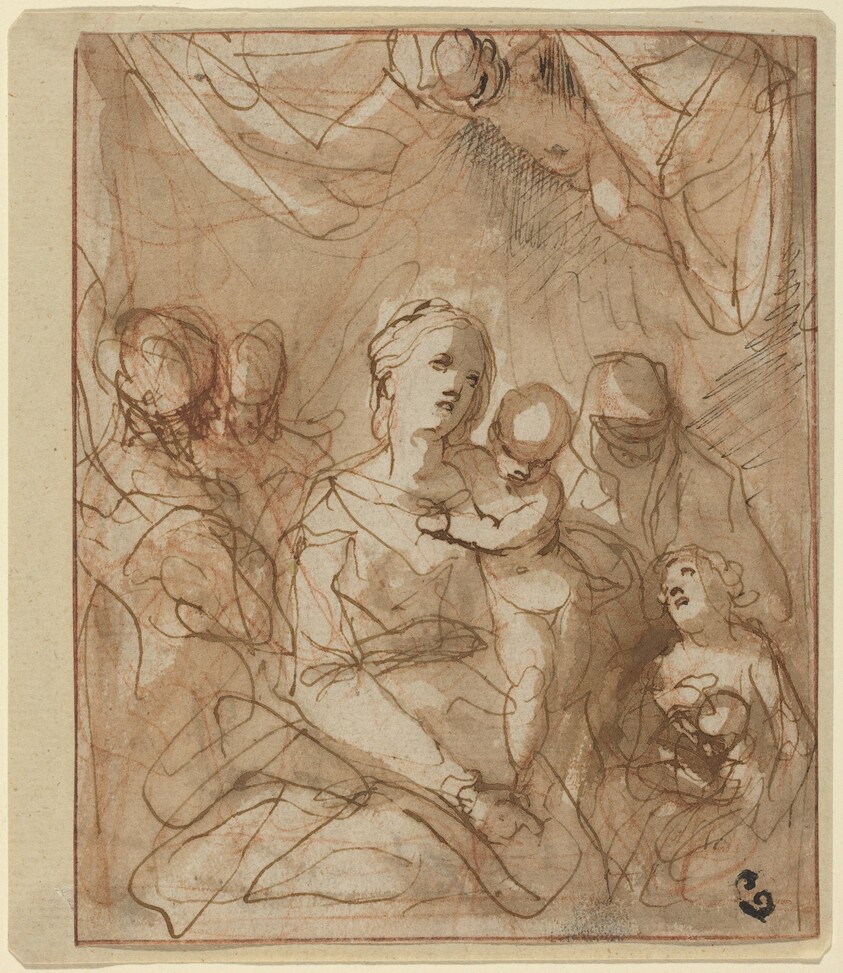 The Virgin and Infant Jesus with Saints