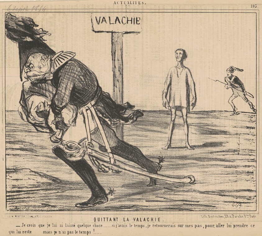 Quittant le valachie