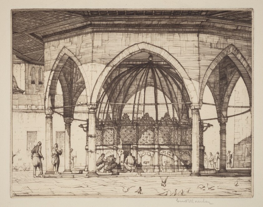 Fountain of Aya Sophia, Constantinople