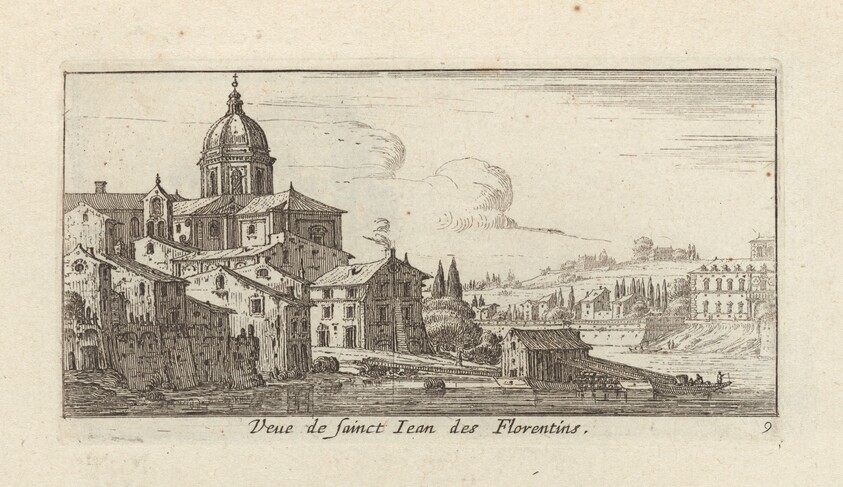 Veue de sainct Jean des Florentins