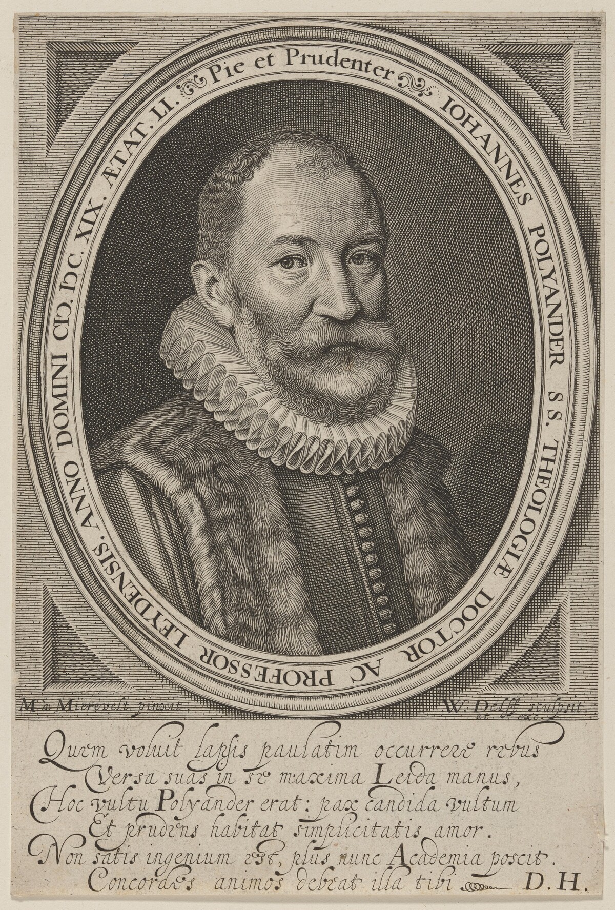 Johannes Polyander, Doctor of Divinity and Teacher