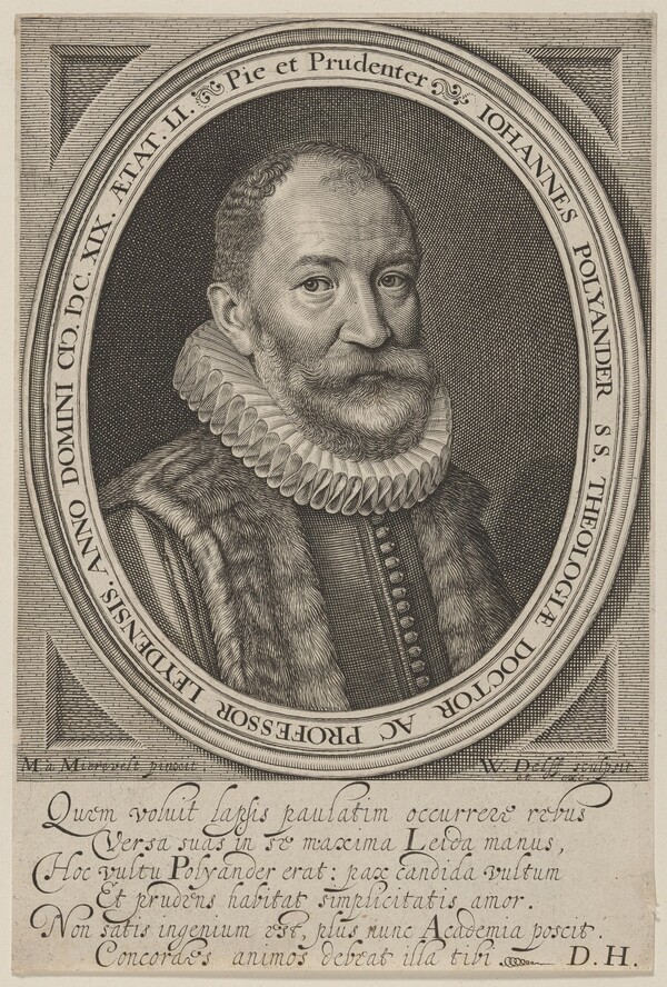 Johannes Polyander, Doctor of Divinity and Teacher