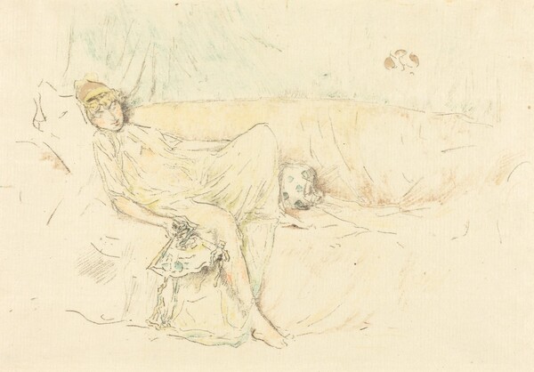 Draped Figure, Reclining