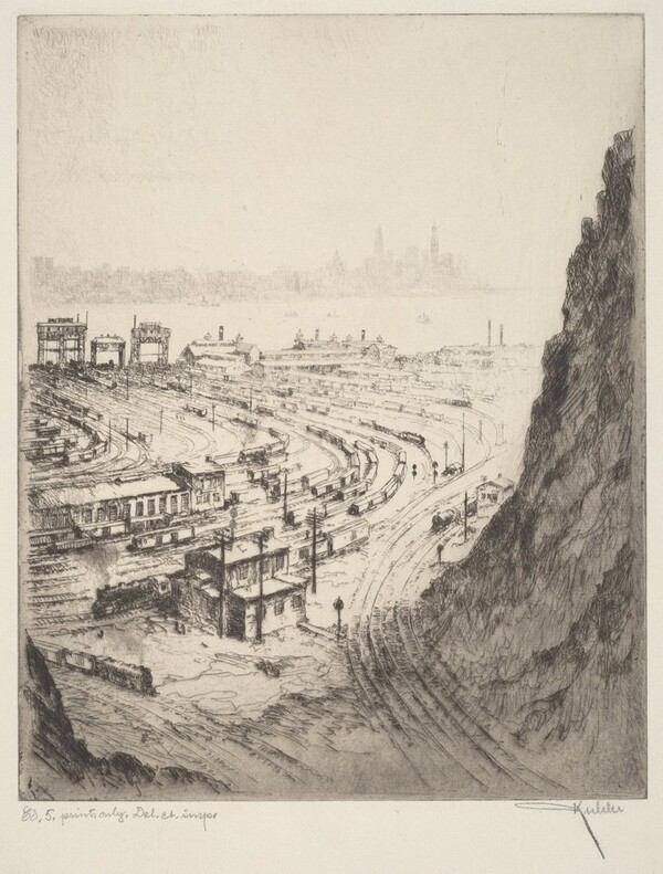 River, Railroad, Rock