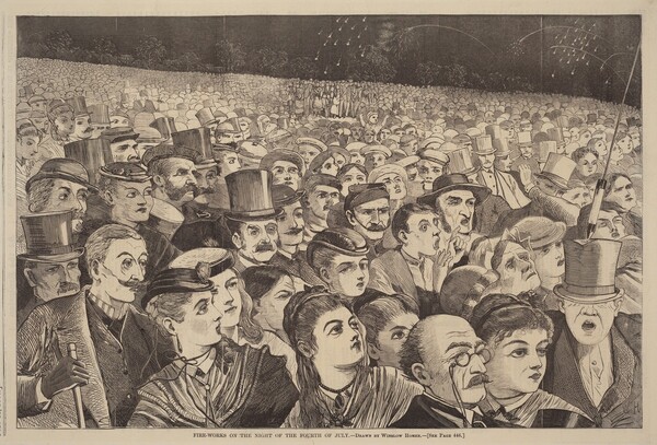 Fire Works on the Night of the Fourth of July