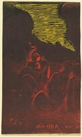 Mahna no Varua Ino (The Demon Speaks) [verso], Paul Gauguin, 1893-1894