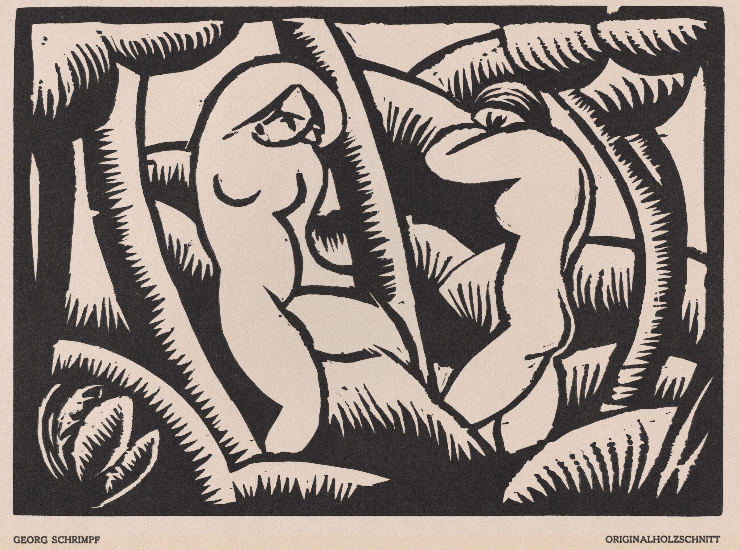 Nude IX, George Schrimpf, 1918