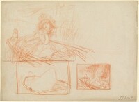 Pensive Girl Adrift in a Boat, James Jacques Joseph Tissot