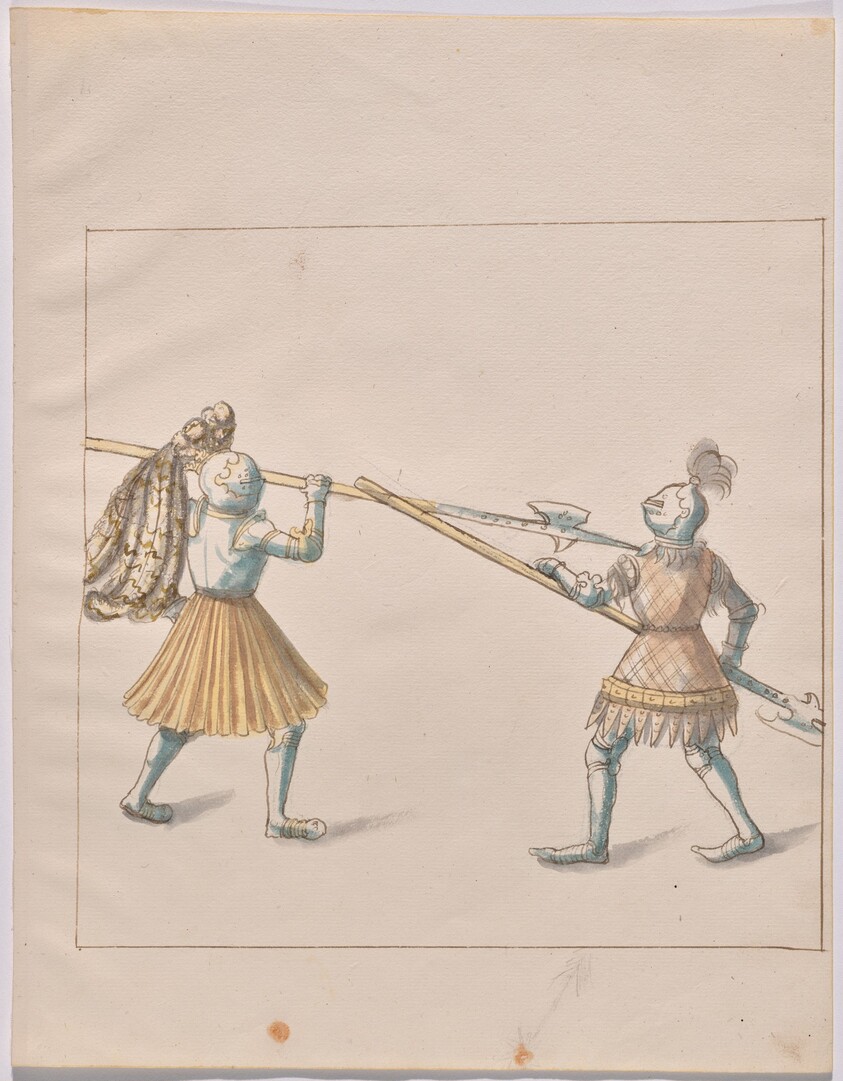 Foot Combat with Halberds