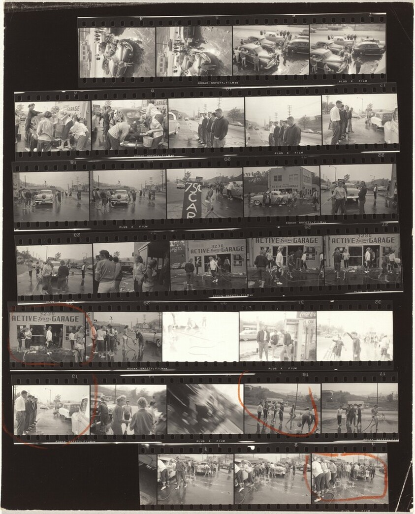 Guggenheim 554--Car wash, Hollywood, California