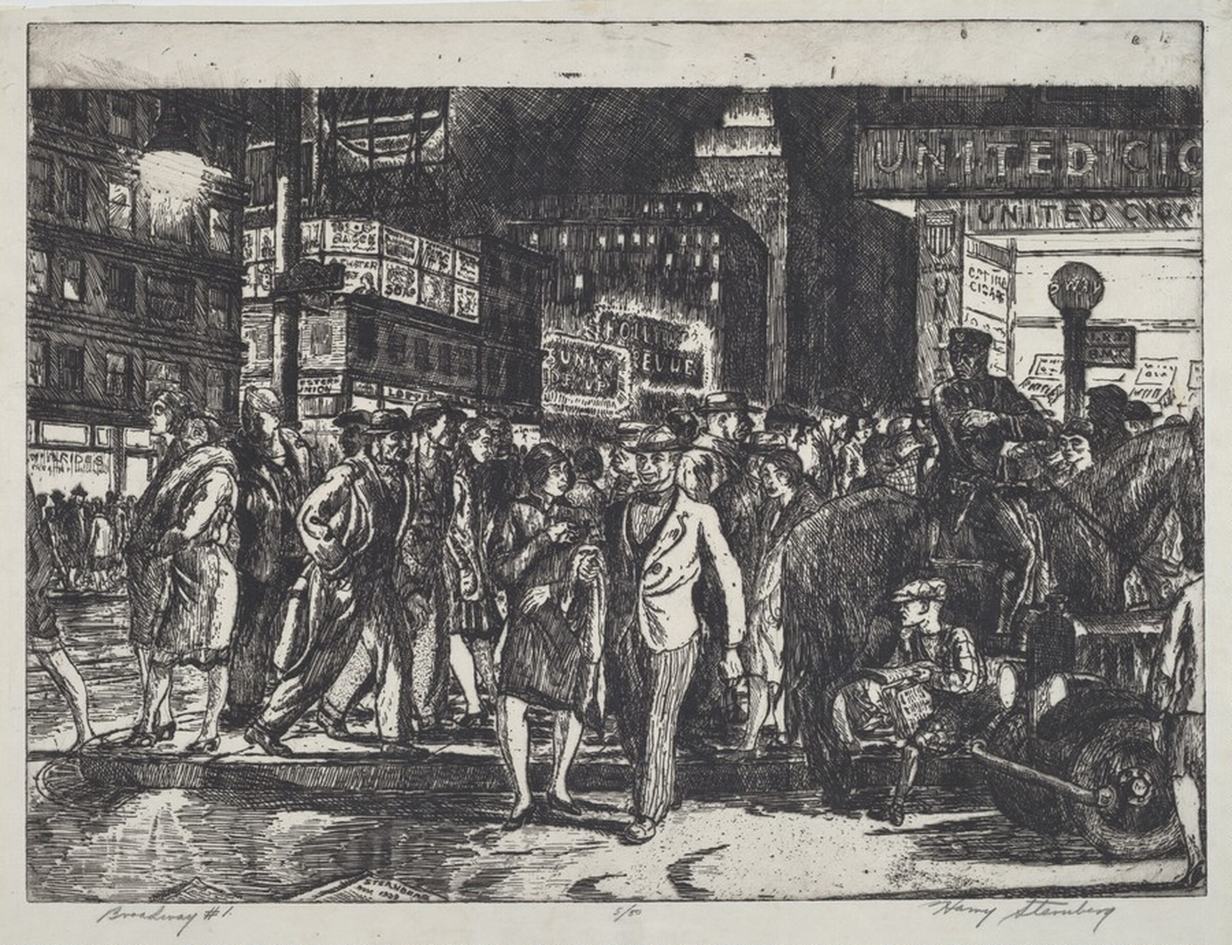 Broadway #1, Harry Sternberg, 1929