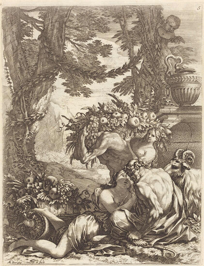 Faun Embracing a Bacchante