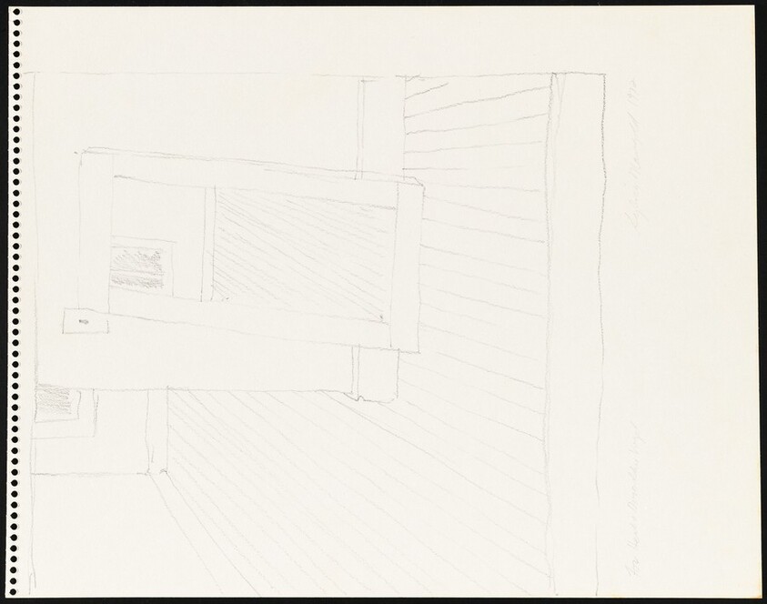 Untitled (Studio Corner) [recto]