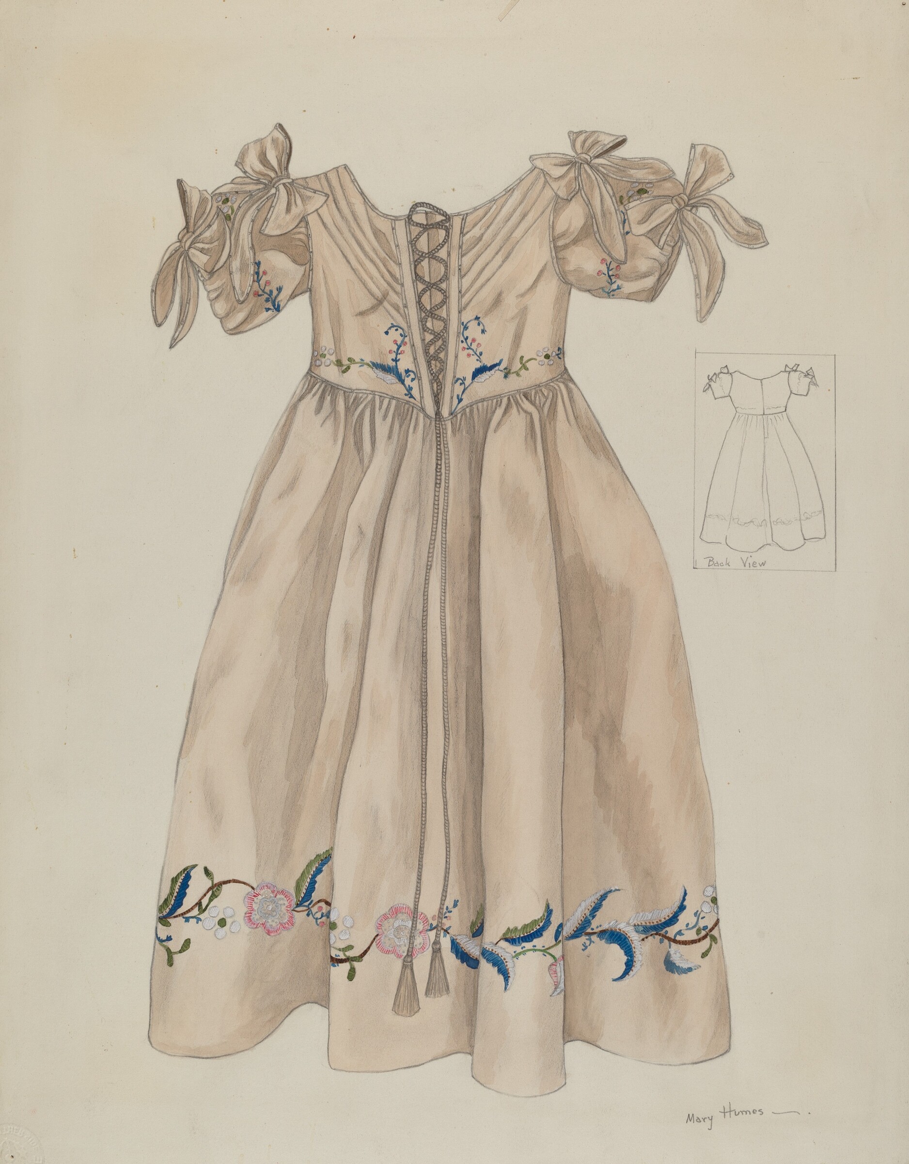 Child's Dress, Mary E. Humes, c. 1936