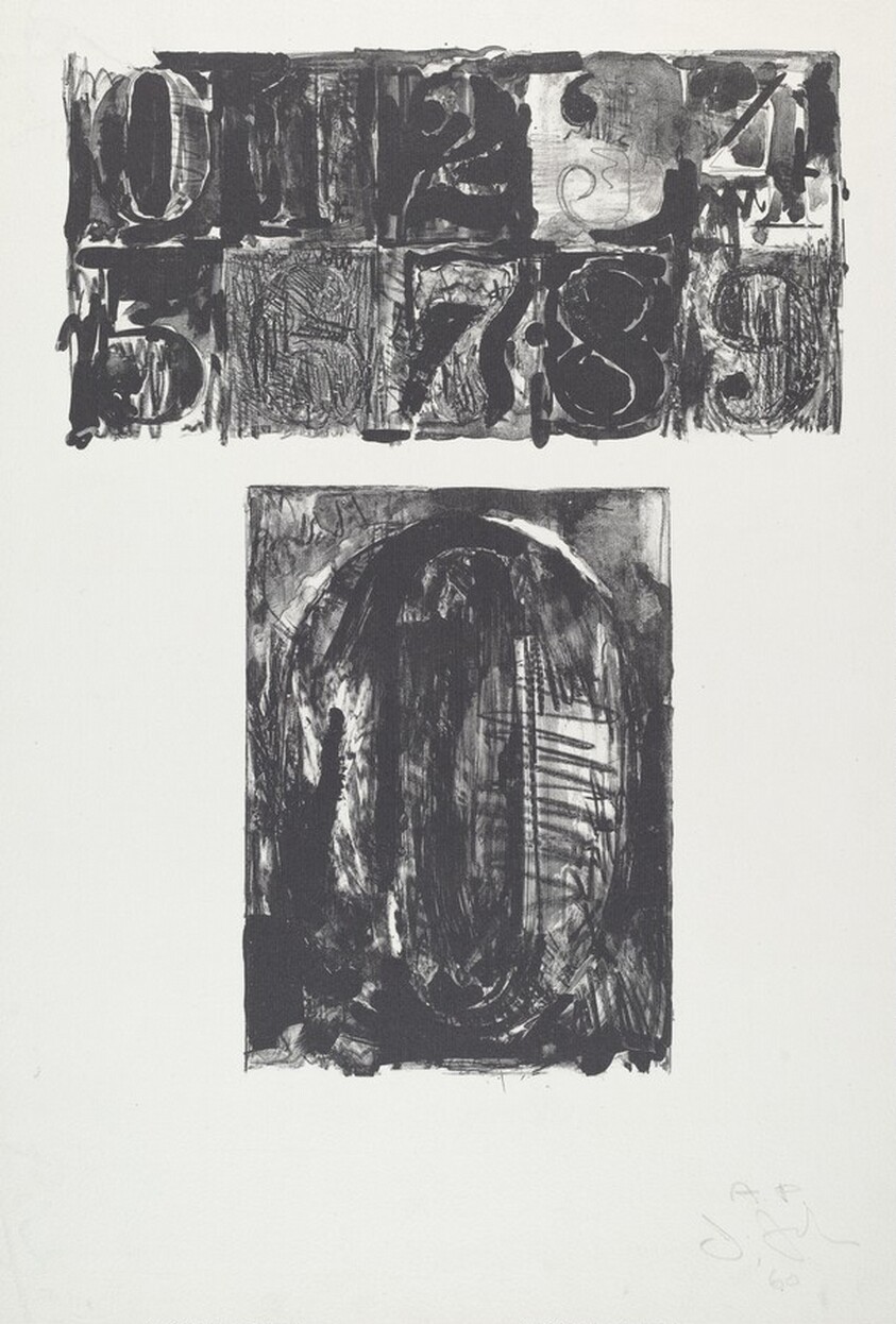 0 from 0-9 (Black) [artist's proof]