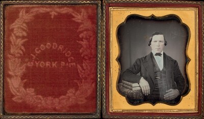Portrait of a Man, Glenalvin Goodridge, c. 1850