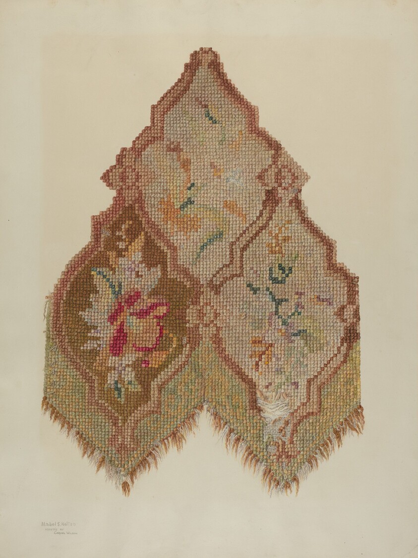 Embroidered Table Scarf