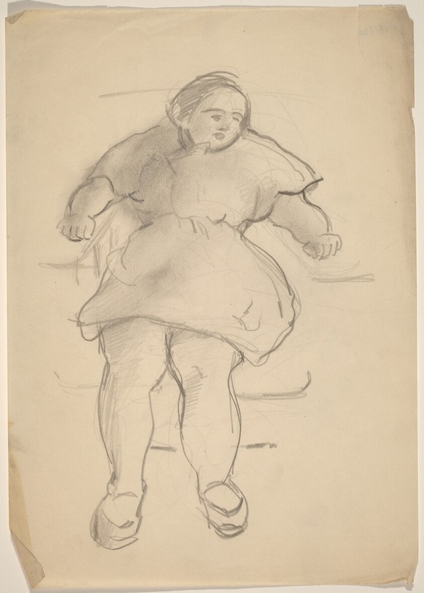 Woman Seated in Arm Chair