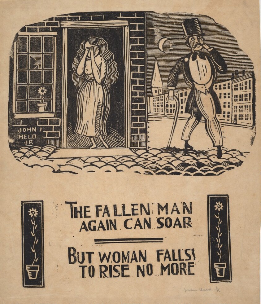 The Fallen Man Again Can Soar, But Woman Falls To Rise No More