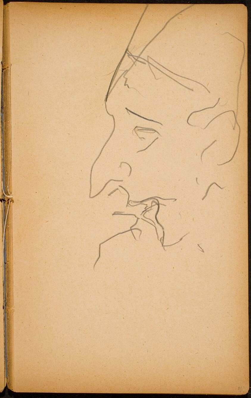 Männliche Bildnisstudie (Male Portrait) [p. 41]