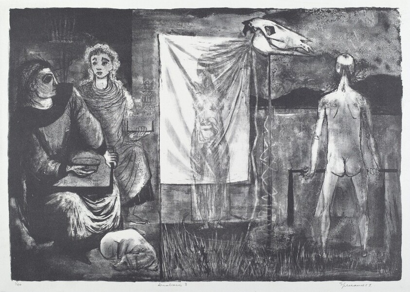 On the Point of a Lance, Amongst Us, This Horse's Skull!