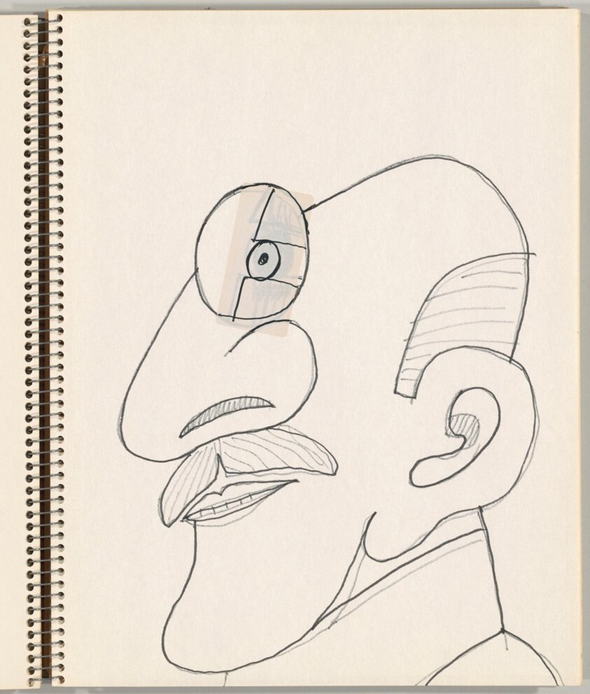 Self-Portrait in Profile